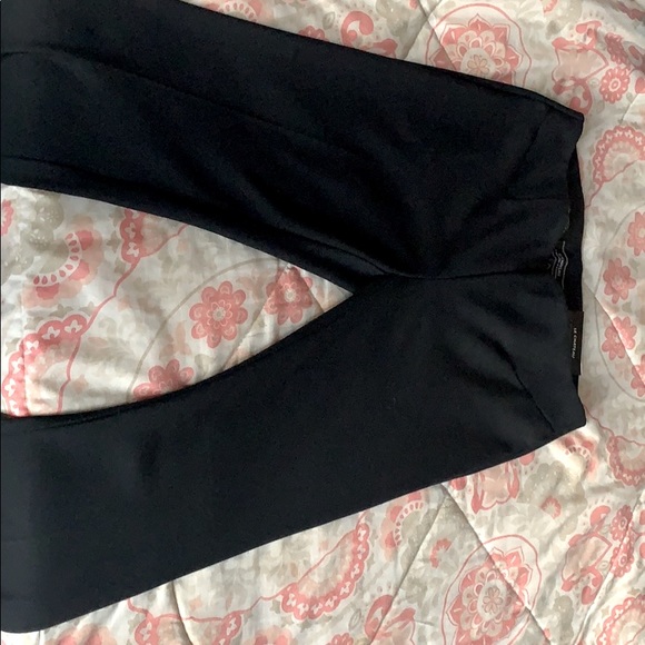 Navy/Black Tweed Slight Flare Dress Pants (NWT) - Picture 3 of 3
